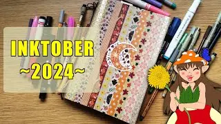 ✿ Inktober Prep 2024!✿ - Handmade Sketchbook, Kattober!