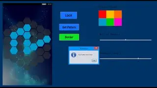 Java : Cool Hexagonal Lock Screen - Netbeans