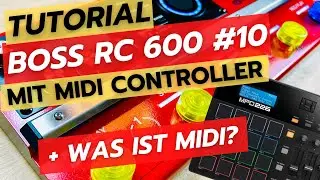 Boss RC 600 - Via Midi Steuern und Befehlen