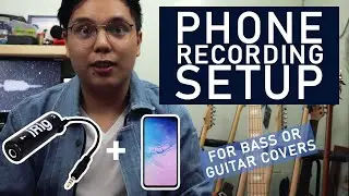 Record Bass & Guitar Covers on PHONE in the PHILIPPINES! (NO EDITING)