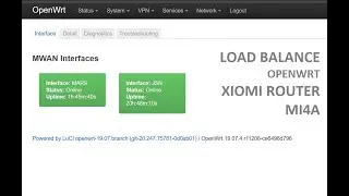 KONFIGURASI LOAD BALANCE, FLYOVER DAN VLAN PADA MI ROUTER 4A OPENWRT