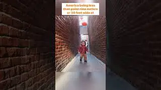 The NARROWEST Street in North America