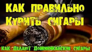 КАК ПРАВИЛЬНО КУРИТЬ СИГАРЫ КАК ДЕЛАЮТ ДОМИНИКАНСКИЕ СИГАРЫ