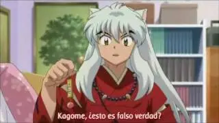 Casi beso de Inu y Kag [Inuyasha kanketsu-Hen Capitulo 18]