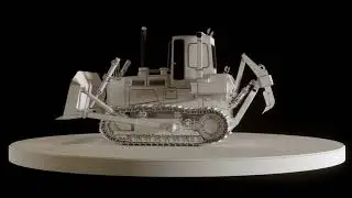 Model of tractor Chetra T-15