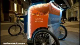 Rent a Fully Wrapped Rickshaw in London