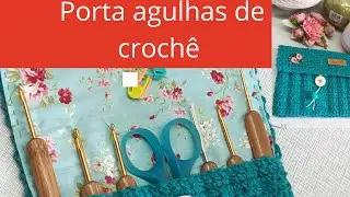 Porta agulhas de crochê