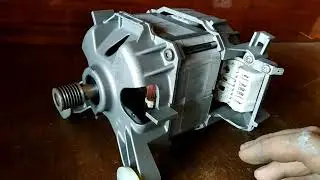 Eliminating squeaking washing machine motor brushes