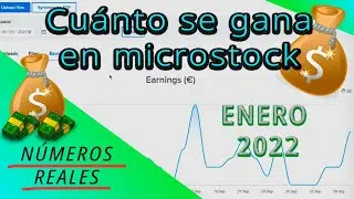 💰 ¿Cuánto se gana con la fotografía de microstock? - Ganancias en microstock Enero 2022
