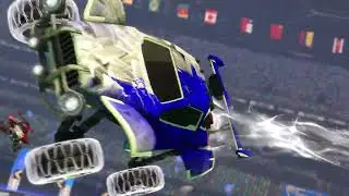 Rocket League Titanium White and Black Octane