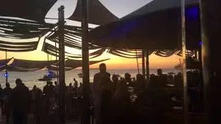 Ibiza, Cafe del Mar, sunset timelapse