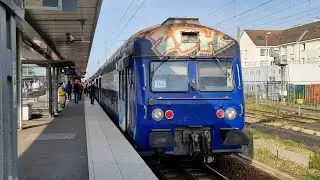 (FHD) Voyage entre Poissy et Villennes sur Seine à bord d'une VB2N sur la ligne J