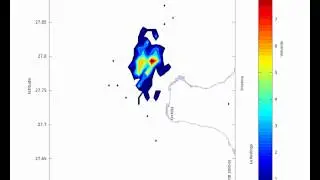 El Hierro earthquake density plotting 2013 03 30 1