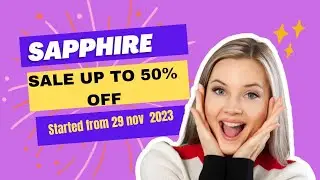 sapphire sale started from 29th nov 2023 #viral #sale #dresses #sapphire