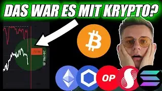 KRYPTO: Warum der CRASH? ALTCOINS BLUTEN AUS!!! Was machen die WALE???