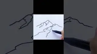 How to draw Mountains