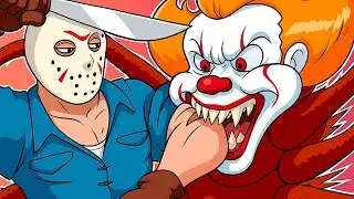 ПЕННИВАЙЗ vs ДЖЕЙСОН ВУРХИЗ - Фильм (Все Серии Подряд Хоррор 3D Анимация Оно Пятница 13 Крипипаста)