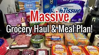 ✨NEW ✨ GROCERY HAUL & MEAL PLAN | SAMS | WALMART | ALDI | IN WITH JEN