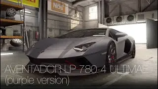 【CSR2】AVENTADOR LP 780-4 ULTIMAE (purple version) • tune & shift • 7.256