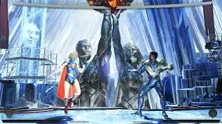 Supergirl vs Black Lightning (Hardest AI) - Injustice 2 (PS5 4K 60FPS HDR)