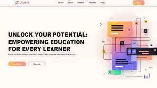 How to Create Education Website Using HTML & CSS | Fast Code