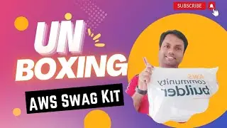 Finally  my AWS Swag Kit arrived ❤️ || AWS SWAG KIT 