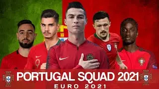 Portugal Final Squad Euro 2021 New & Young Player's || UEFA Euro 2021 Portugal Full Squad 2021
