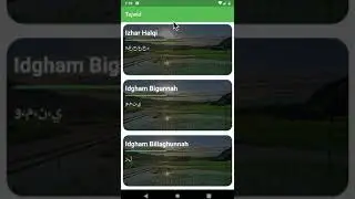 Aplikasi Tajwid | Flutter App