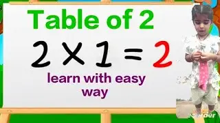 #Table of 2 ,learn with easy way#Irayadav#trending #viral #youtube #video#easy #learning #method
