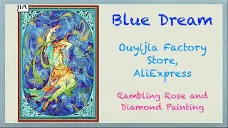 Unboxing Diamond Painting - Blue Dream from Ouyijia Factory Store on AliExpress
