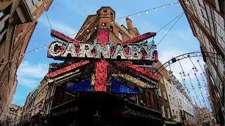 London Walk on CARNABY STREET — London Walking Tour 4K 🇬🇧