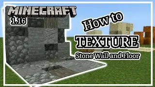 How to TEXTURE? Stone Walls and Floors [ Minecraft Tutorial ]