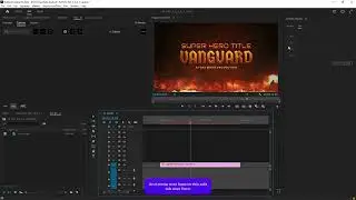 TUTORIAL | Superhero Title Design: (Mogrt) Premiere Pro template