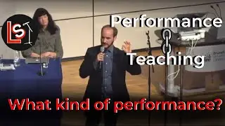 Teaching linked to performance: Stand up Comedy is the closest link. Interaction, engagement are key