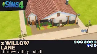 2 Willow Lane | Shell | Stardew Valley | Sims 4 | Speed Build