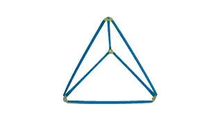 Tetrahedron platonic solid activity strawbees | STEAM | Robotics | STRAWBEES