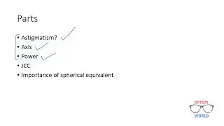 Refraction Module: Overview of Sphero Cylindrical Refraction
