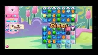 Candy Crush Saga Level 7220 No BOOSTERS Super Bubulgum Wrappers JELLY