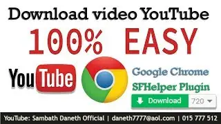 Download video from YouTube using Google Chrome Plugin new 2017