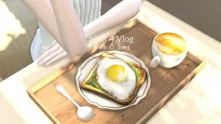 SIMS4 Vlog | Relaxing College Morning  Routine | Discover University 심즈4브이로그