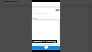 #ui #ai #design #framer #uidesign