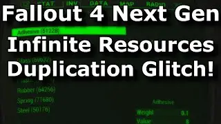 Fallout 4 Next Gen - Infinite Resources Duplication Glitch! Unlimited Junk Workshop Glitch! (2024)