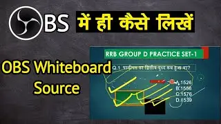 OBS whiteboard Plugin | OBS lua script | Obs lua whiteboard | obs studio tutorial | vk adda 2.0
