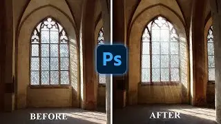 Create light rays in simple easy with photoshop | Visual Channel