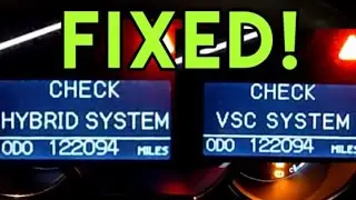 Electric hybrid fault Check hybrid system VSC P0AA6