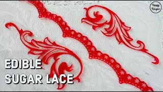 Edible Sugar Lace | Sugar Lace for Cake Decoration