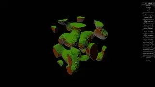 Procedurally generated voxel terrain