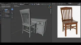 Modeling Set Table- chair in BLender