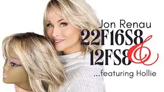 Jon Renau COLOR COMPARISON! \ 22F16S8 & 12FS8 \ Are they SISTER COLORS? \ Featuring Jon Renau HOLLIE