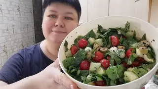 Купила ПРОДУКТЫ для ДИЕТЫ ПОХУДЕНИЯ И ПП 🧘🏃‍♀️🤸‍♀️ Готовлю вкусный ПП САЛАТ 🥗 и РЫБКУ🐟